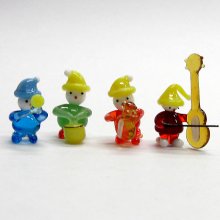 他の写真3: 白雪姫と７人の小人楽団　ガラス細工　雑貨　置物