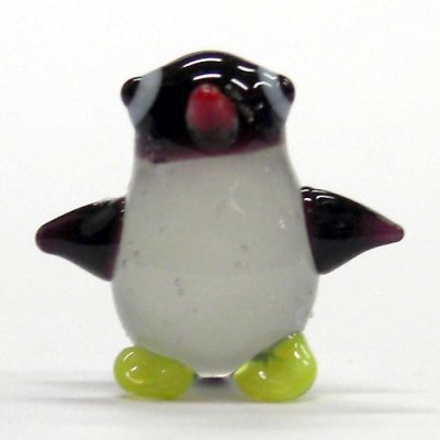 画像1: コウテイペンギンの赤ちゃん　Ｓ　ガラス細工　雑貨　置物