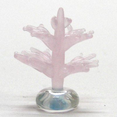 画像1: サンゴ　珊瑚（立体）　ピンク　ガラス細工　雑貨　置物