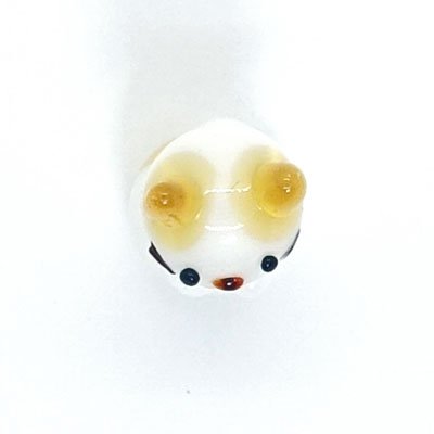 画像5: 立ネコ（白茶）S　江の島ネコ　ガラス細工　雑貨　置物