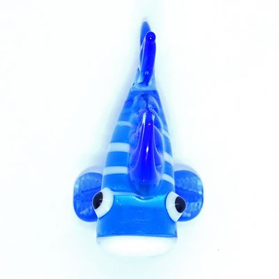 画像5: 鯉　ブルー　ガラス細工　雑貨　置物