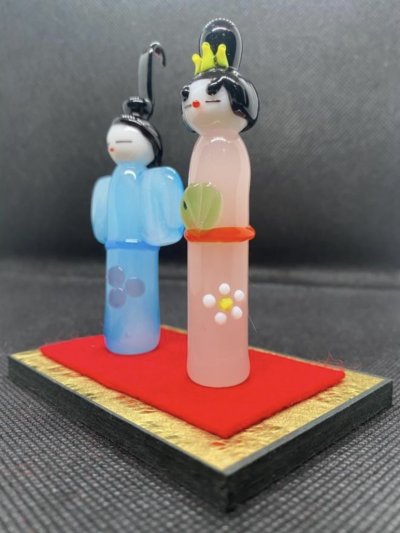 画像3: ひな人形（雛人形）　立ち雛　Ｌ　ひなまつり　ガラス細工　雑貨　置物