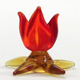 画像: たき火　Ｌ　クリスマス　ガラス細工　雑貨　置物