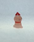 画像3: サンタ帽子ネコ　ピンク　クリスマス　ガラス細工　雑貨　置物