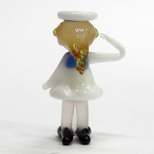 画像: セーラー人形　女の子　ガラス細工　雑貨　置物