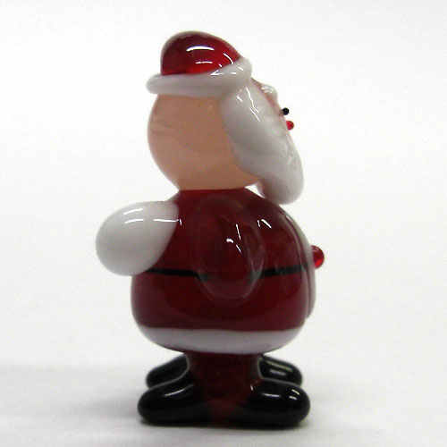 画像: サンタクロース　Ｌ　クリスマス　ガラス細工　雑貨　置物