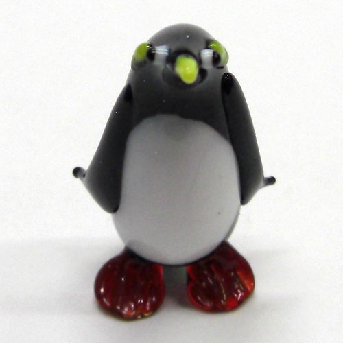 画像: オオサマペンギン　ガラス細工　雑貨　置物
