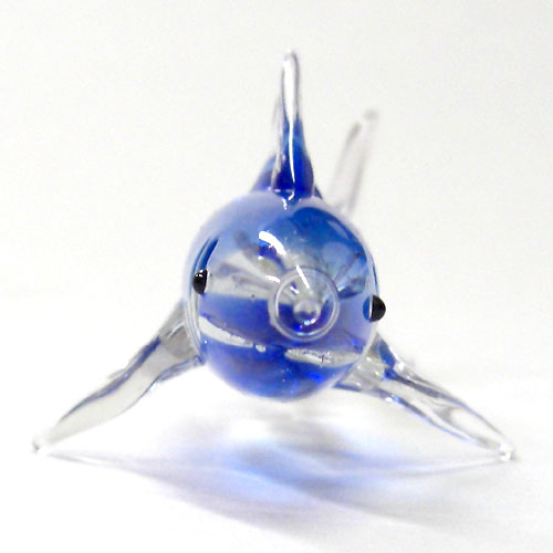 画像: サメ　ガラス細工　雑貨　置物