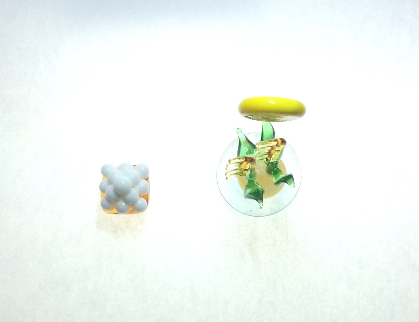 画像3: 月とススキと団子　ガラス細工　雑貨　置物 